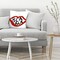 Bla Bla by Atelier Posters Throw Pillow Americanflat Decorative Pillow
